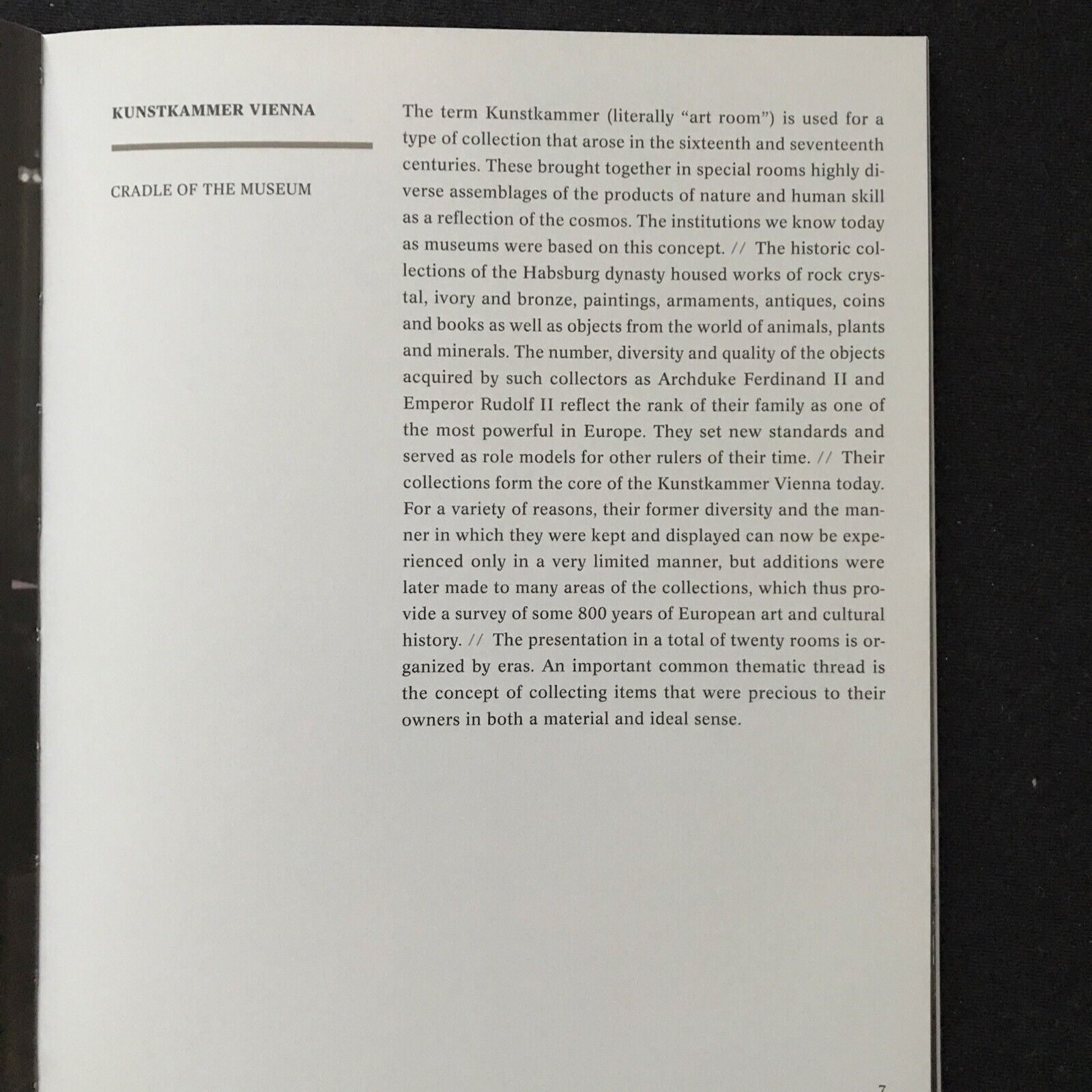 KUNSTKAMMER VIENNA - A tour edited by Sabine Haag