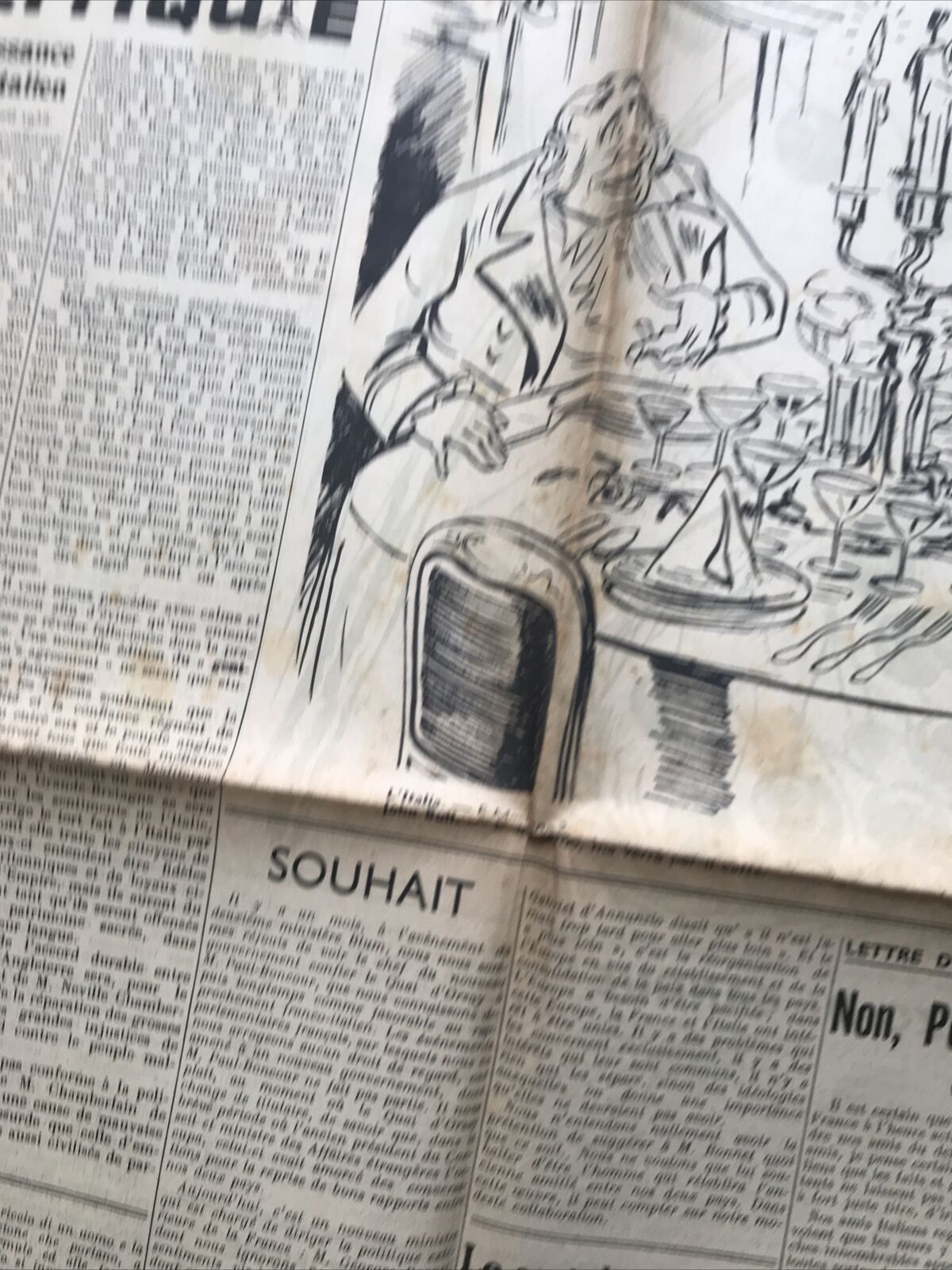 TRIBUNA D'ITALIA anno 2 n. 17 - Parigi 17 aprile 1938 POLITICA - SATIRA POLITICA