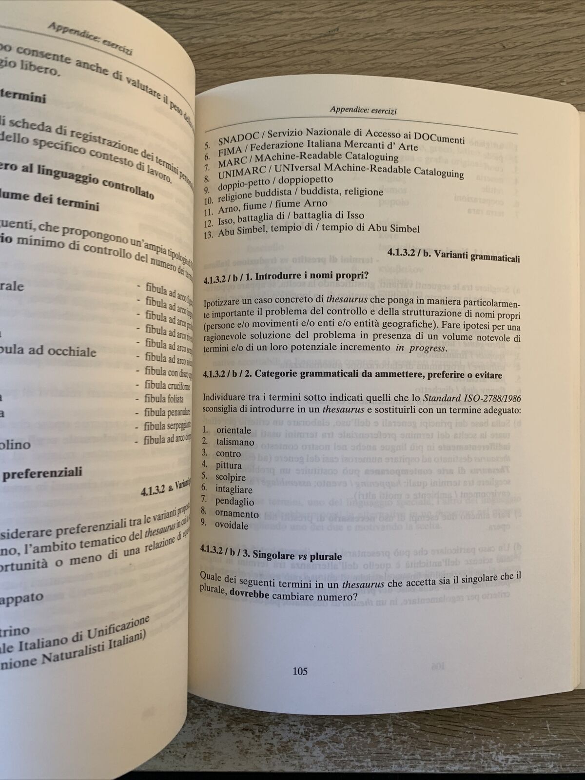 Come costruire un Thesaurus, Marisa Trigari, Franco Cosimo Panini 1992