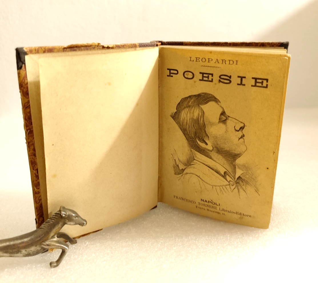 Leopardi Poesie, Francesco Tornese Napoli, edizione riveduta, non datato (1880?)
