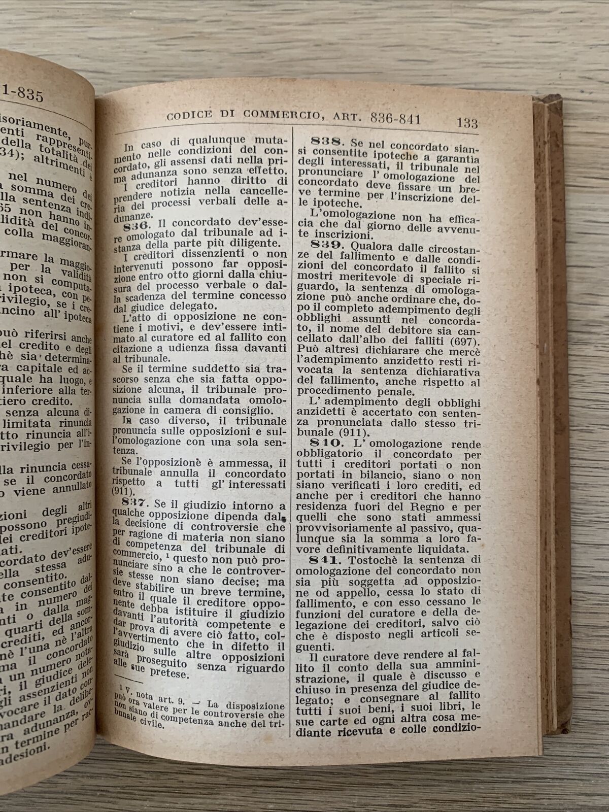 Codice di Commercio - Manuale Hoepli. Prof. L. Franchi. 1922 edizione vecchia