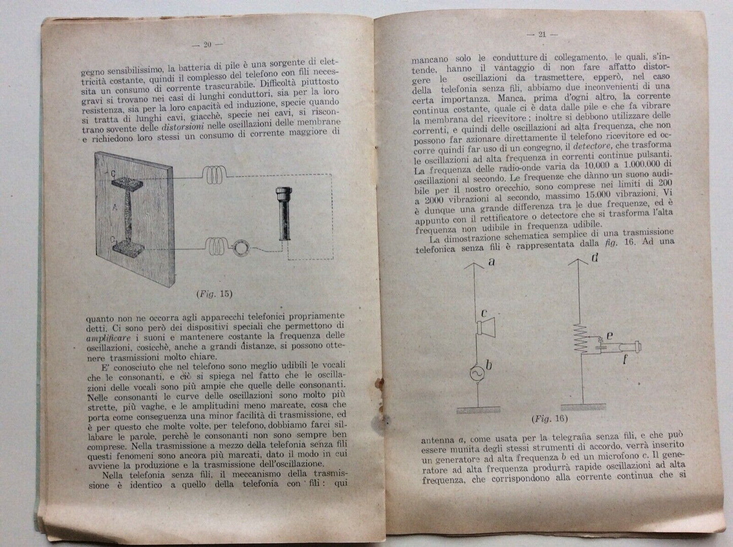 L’ARPA DELL’UNIVERSO, GIUSEPPE ROSTAIN, 1926 polarizzazione radio-telefonia.