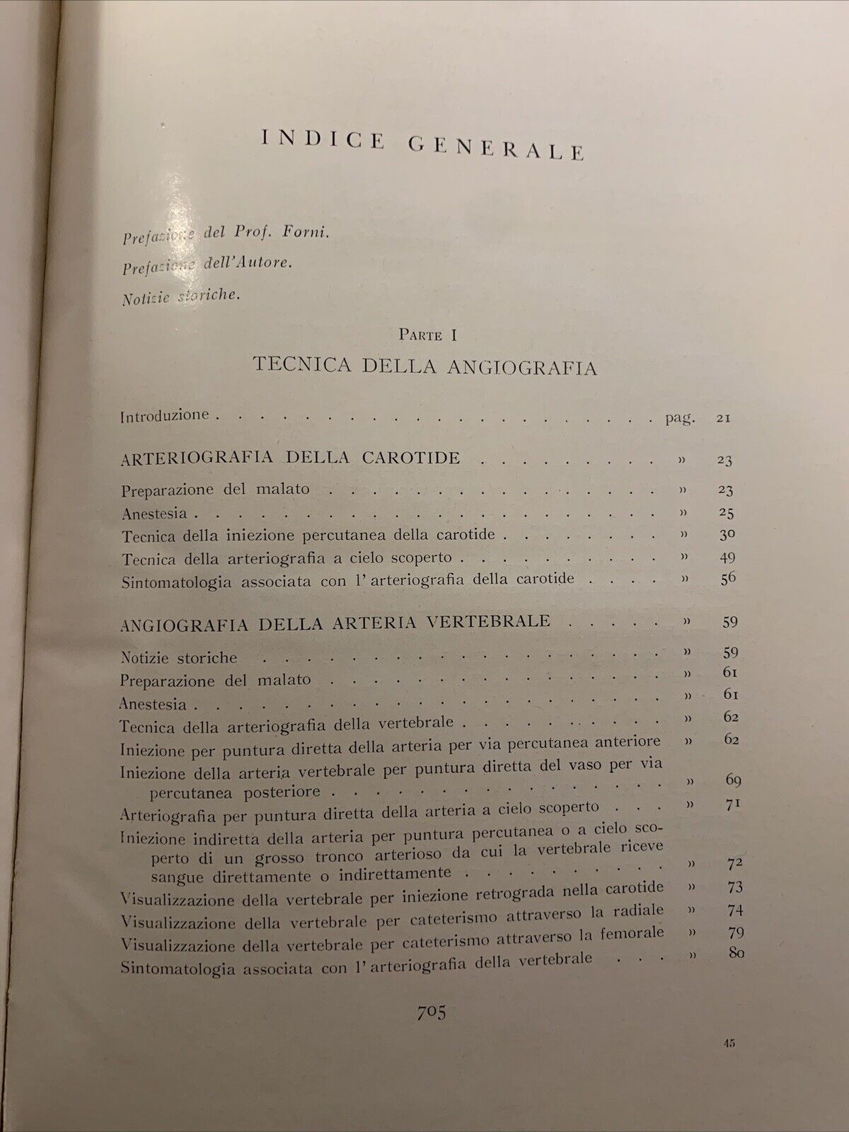 ANGIOGRAFIA CEREBRALE - MARIO MILLETTI, VOLUME PRIMO. LUIGI PARMA 1959