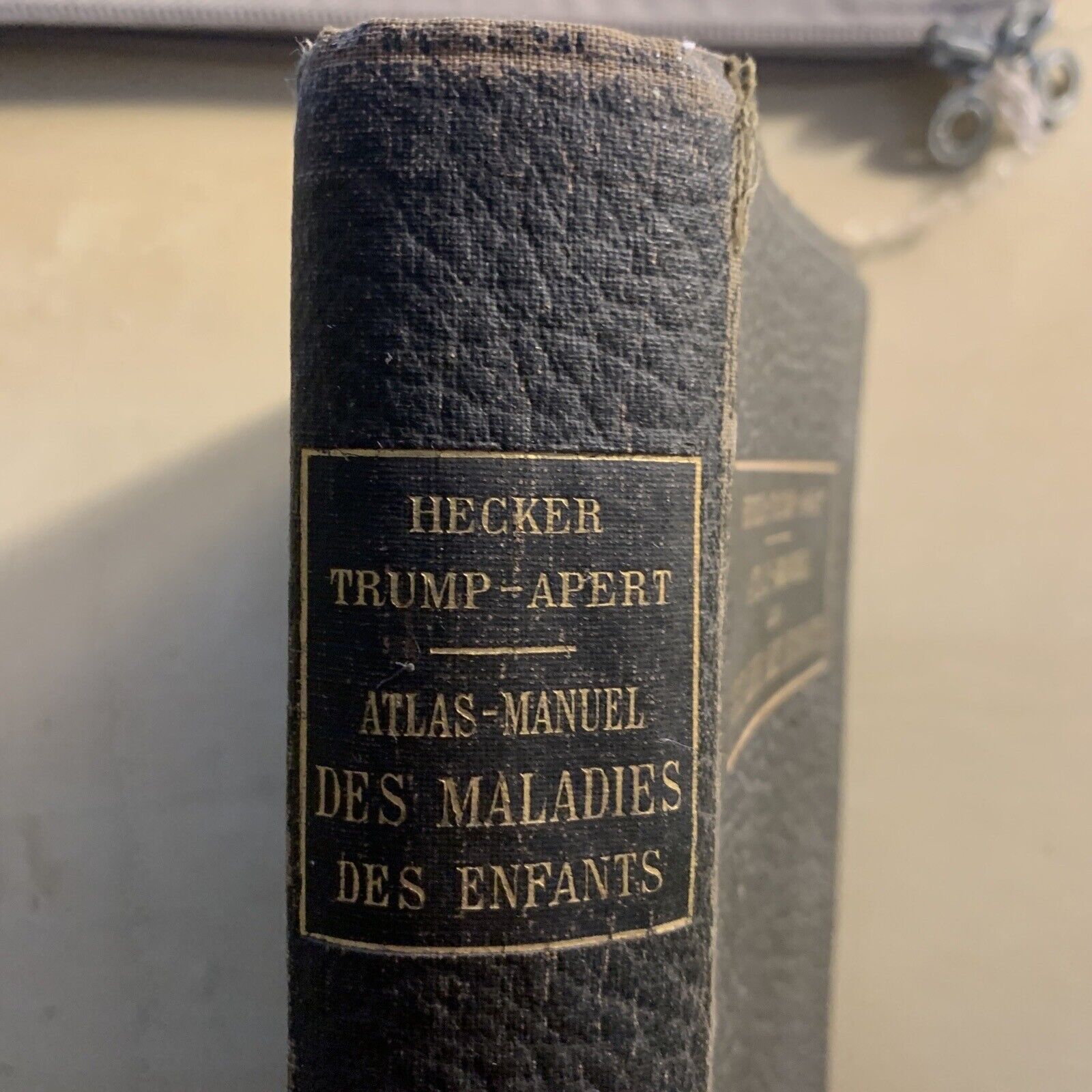 ATLAS MANUEL MALADIES DES ENFANTS. Hecker Trump Apert. Baillière & Fils 1906 #