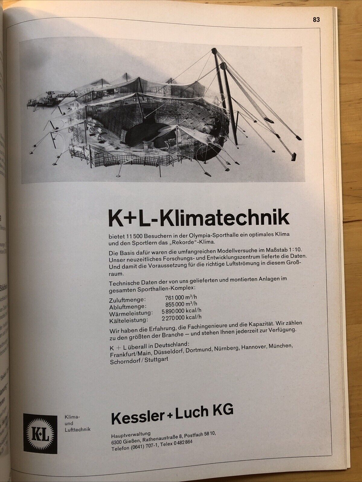 Architektur Wettbewerbe OLYMPIC ARCHITECTURE MUNICH 1972 olympische Bauten Munch