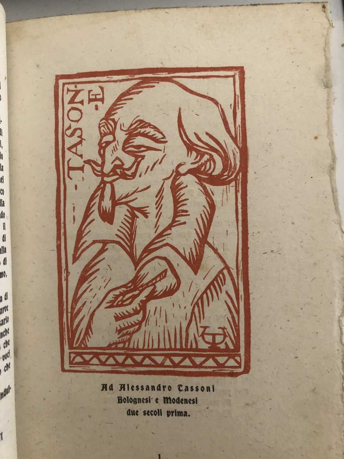 La Secchia, Olindo Guerrini, A. F. Formiggini editore. Garagnani 1908 - Tassone