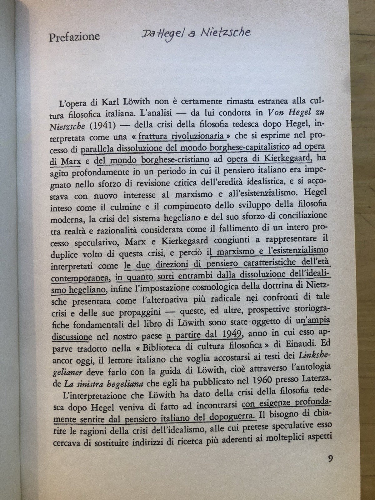 Significato e fine della storia - i presupposti teologici filosofia, Karl Lowith