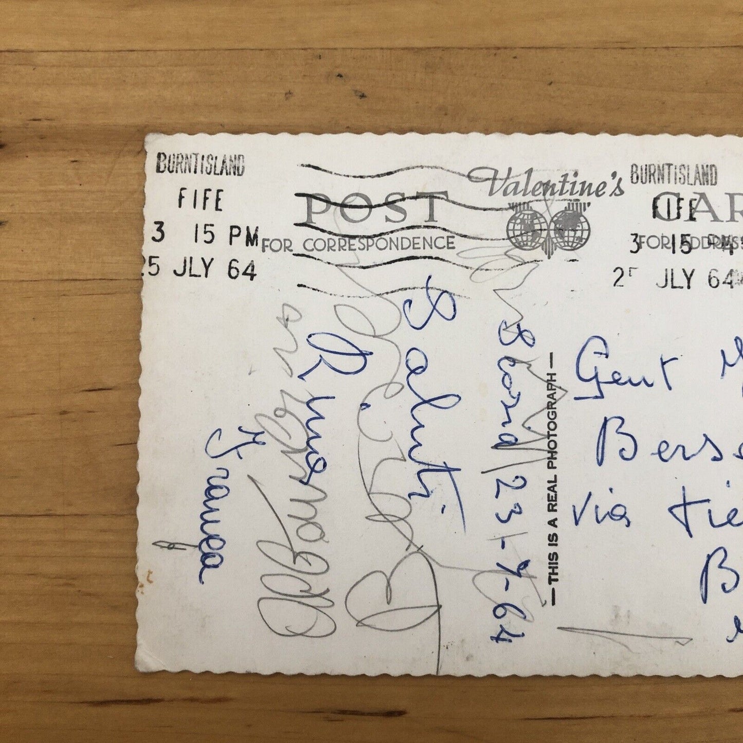 Cartolina BEVERIDGE PARK KIRKCALDY THE FOUNTAIN