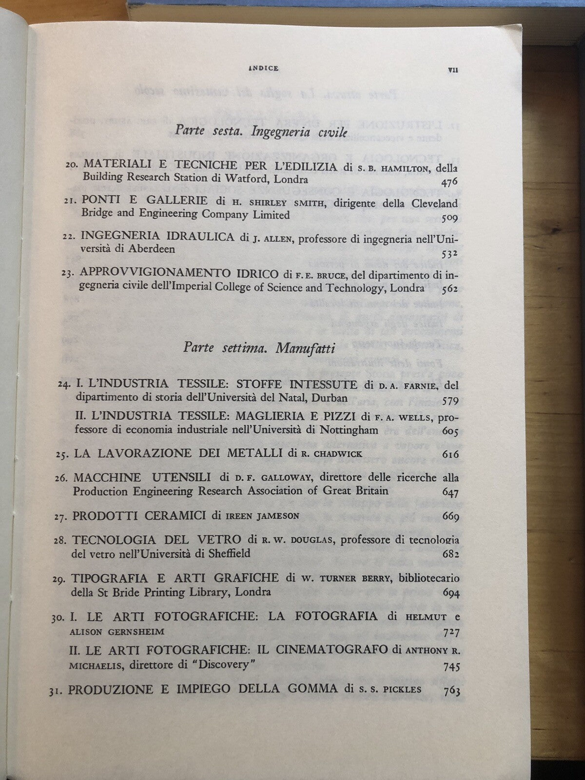 Storia della tecnologia, Charles Singer, Holmyard. Bollati Boringhieri 4 voll.