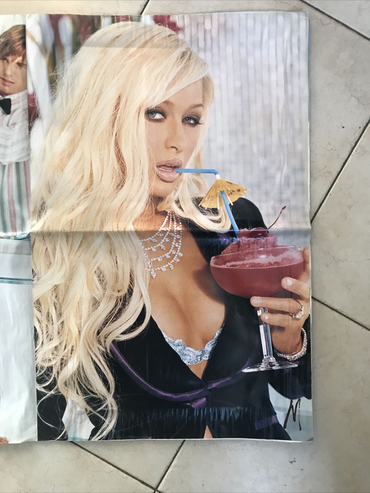 Paris Hilton Guess By Marciano Advertising Brochure Large #