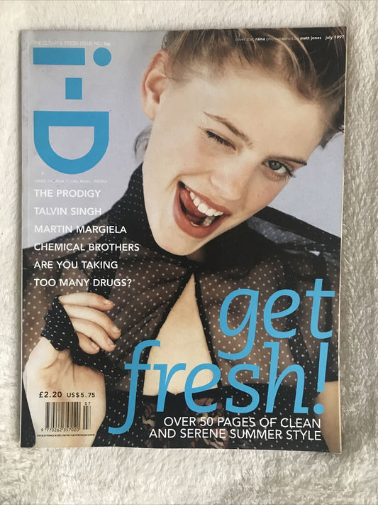 i-D Magazine no. 166 RAINA - july 1997