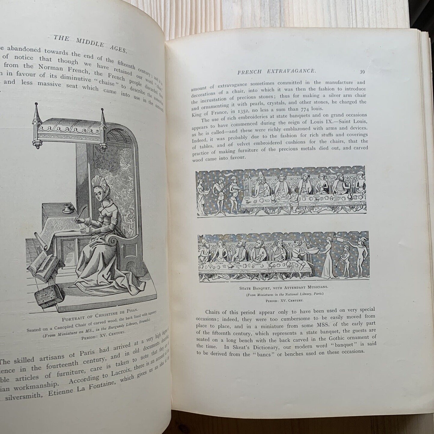 ILLUSTRATED HISTORY OF FURNITURE - STORIA ILLUSTRATA DELL'ARREDAMENTO 1893