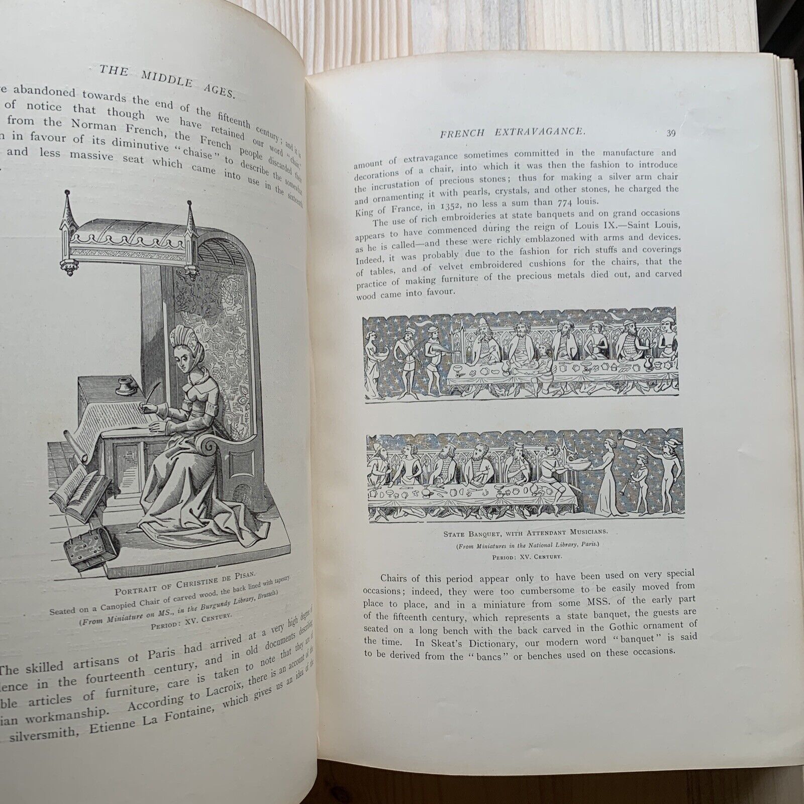 ILLUSTRATED HISTORY OF FURNITURE - STORIA ILLUSTRATA DELL'ARREDAMENTO 1893
