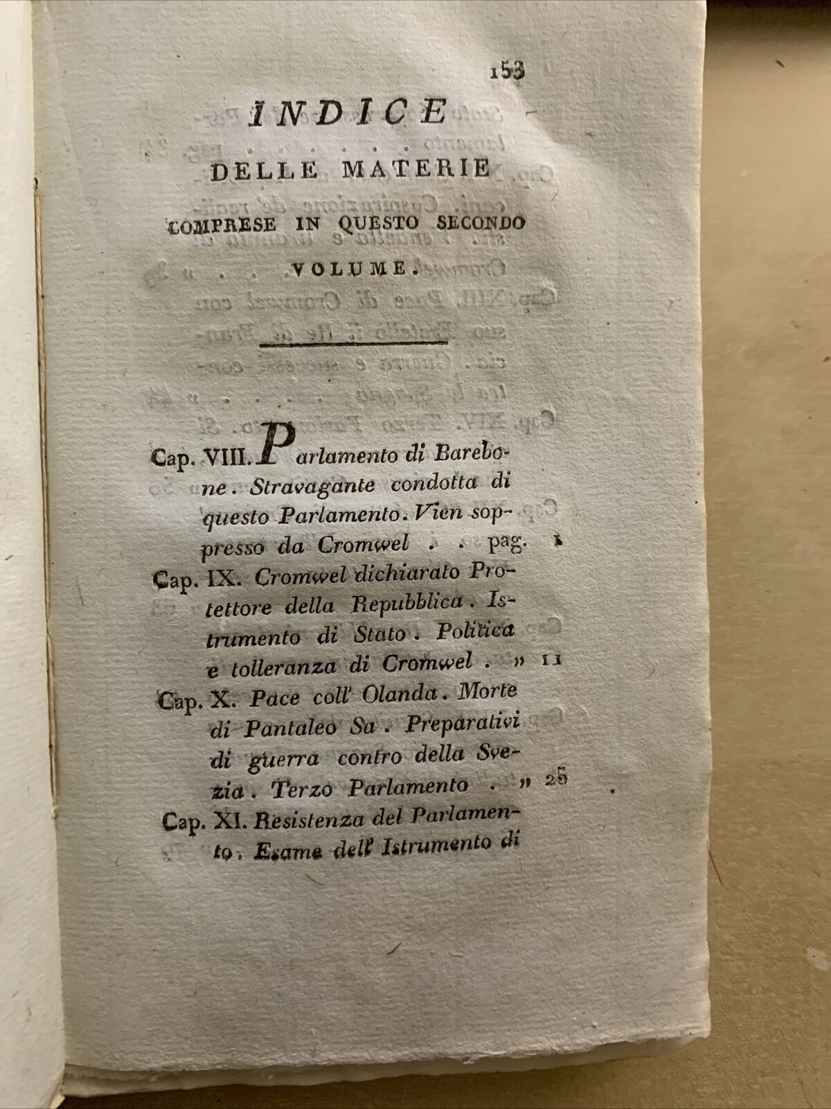 STORIA DI OLIVIERO CROMWELL. tomo 2 Jeudy Dugour, A Pekin. tradotta dal francese