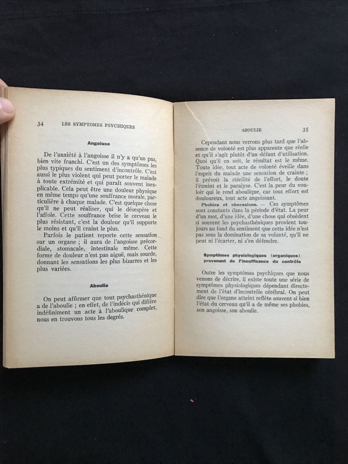 Traitement des Psychonévroses, Dr Roger VITTOZ, J.B. Bailliére et fils ed. 1967