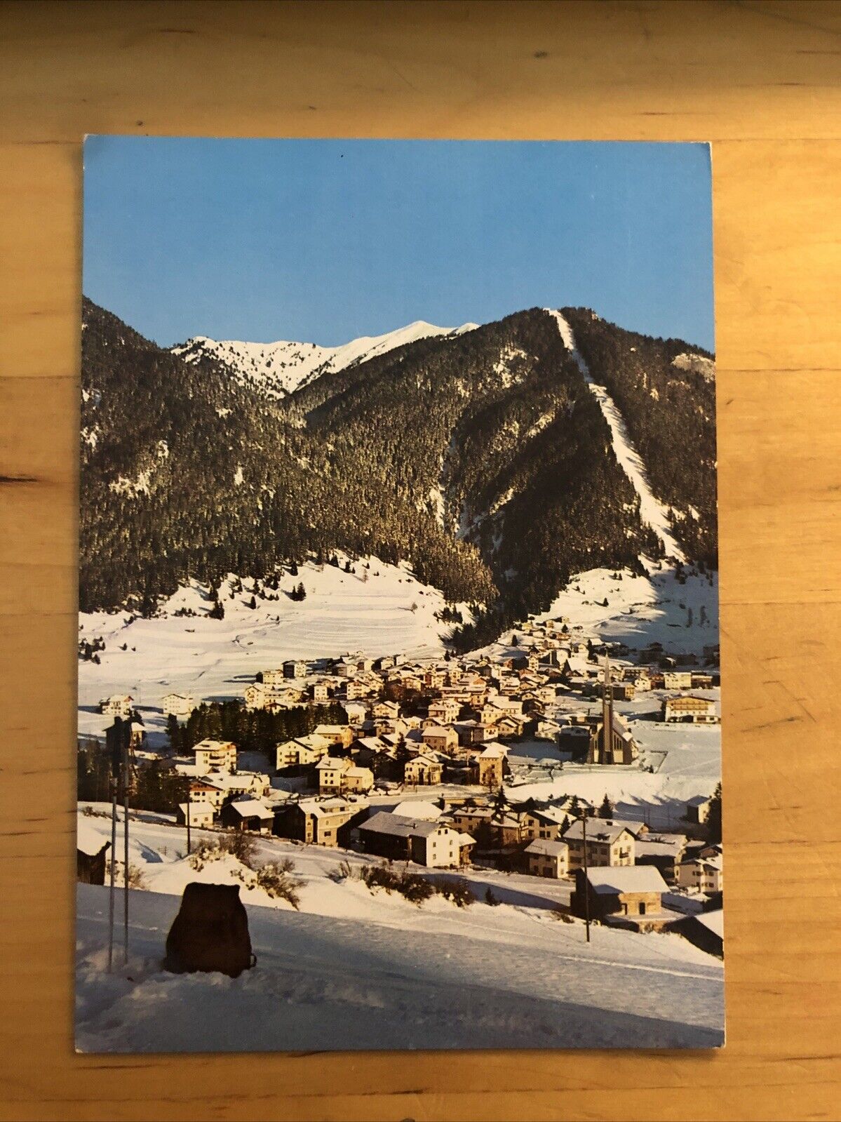 Cartolina DOLOMITI - POZZA DI FASSA. NON VIAGGIATA