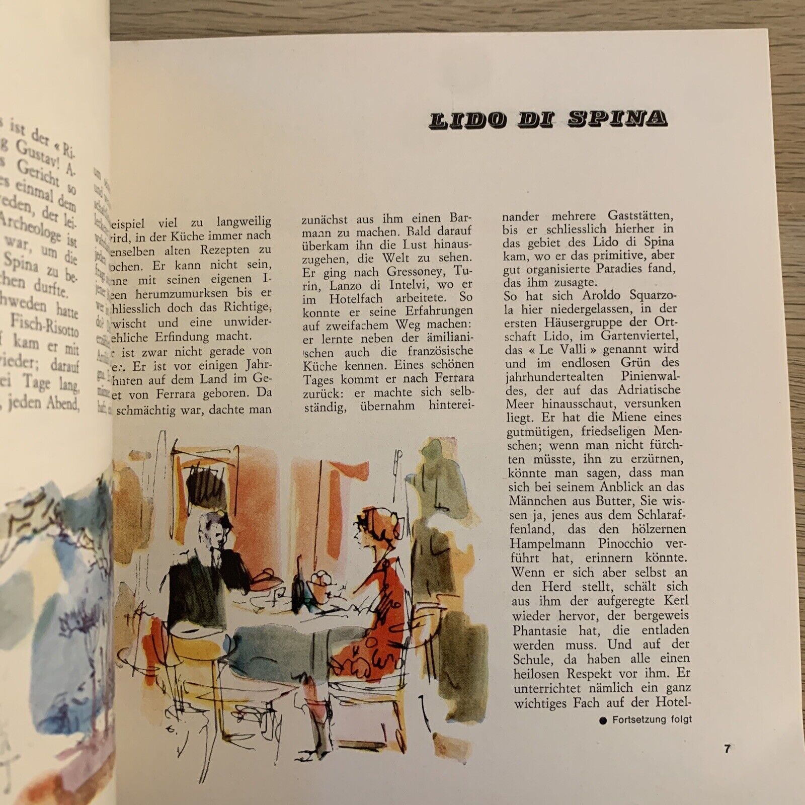 LIDO DI SPINA. ITINERARI GASTRONOMICI i vademecum. ediz. in tedesco 1966