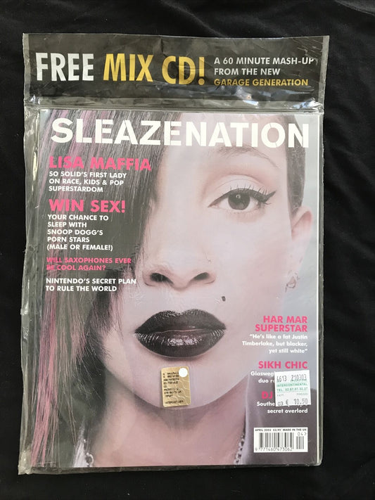 SLEAZENATION april 2003 - Lisa Maffia- FASHION/LIFESTYLE- collectables