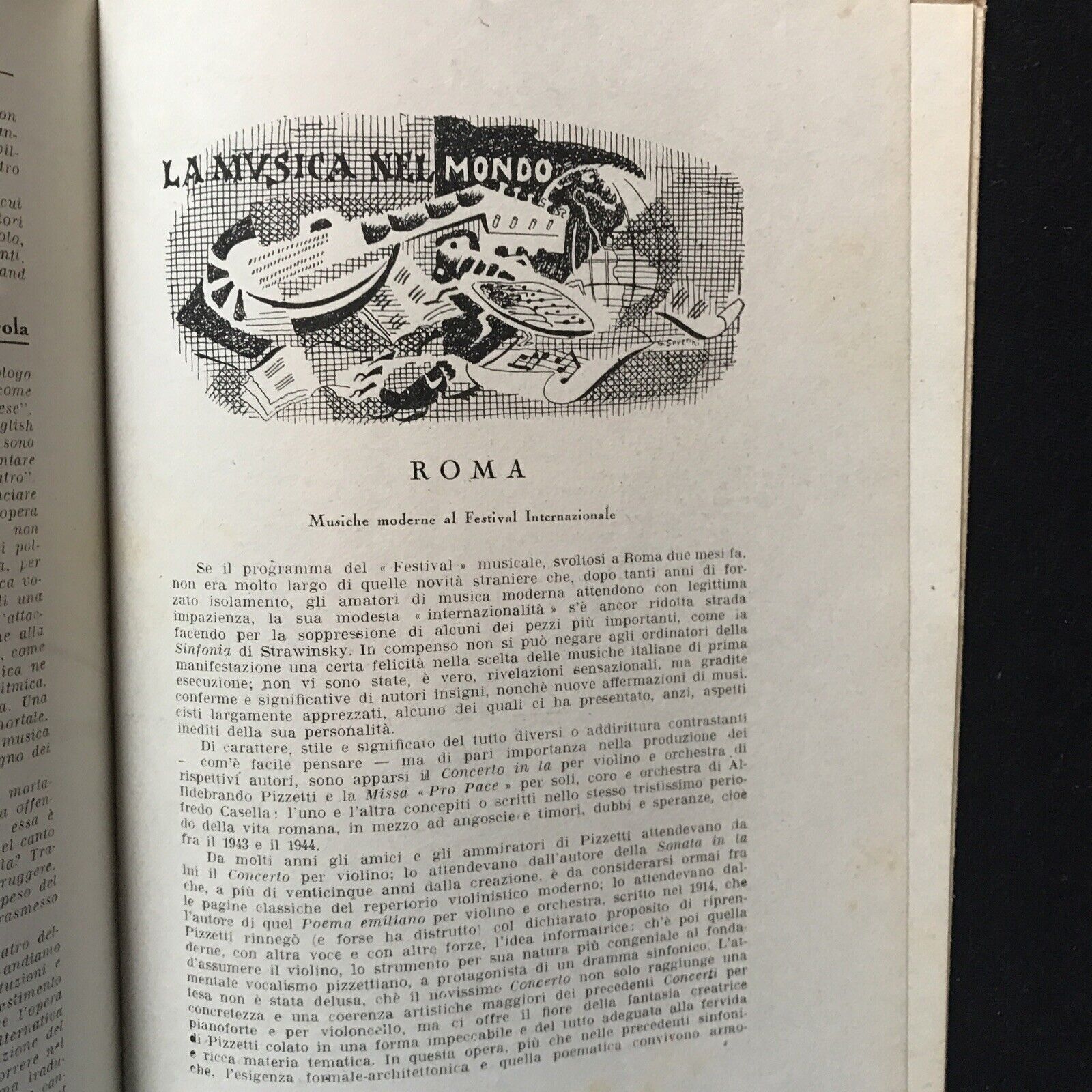 GLINSKI MATTEO - MUSICA rivista internazionale 1946 - 3 VOLUMI