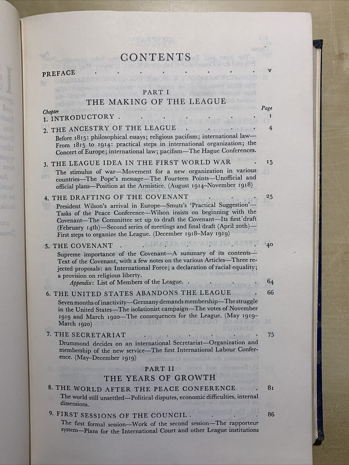 history of THE LEAGUE OF NATIONS - F. P. WALTERS. OXFORD UNIVERSITY PRESS 1960 #