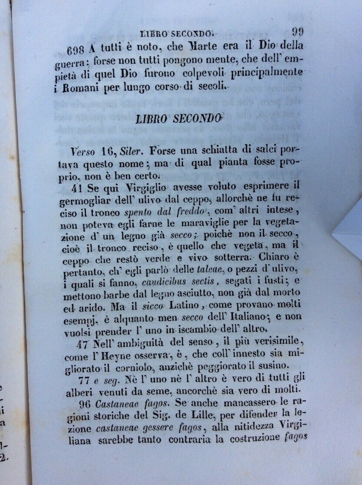 OPERE DI AGRICOLTURA, BENEDETTO DEL BENE, EDITORE SILVESTRI, 1850
