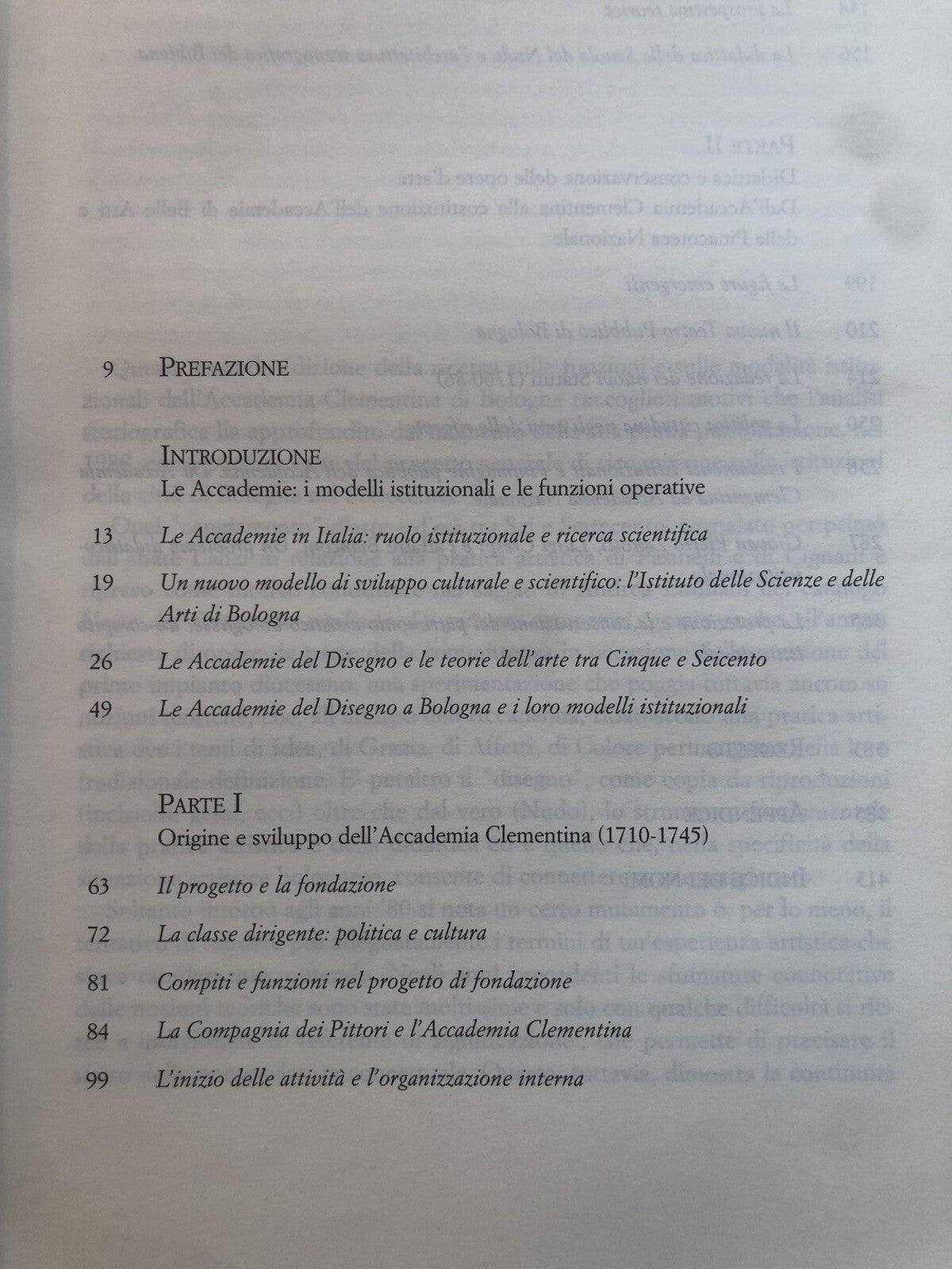 L'accademia Clementina, funzione pubblica ideologia estetica S. Benassi Minerva