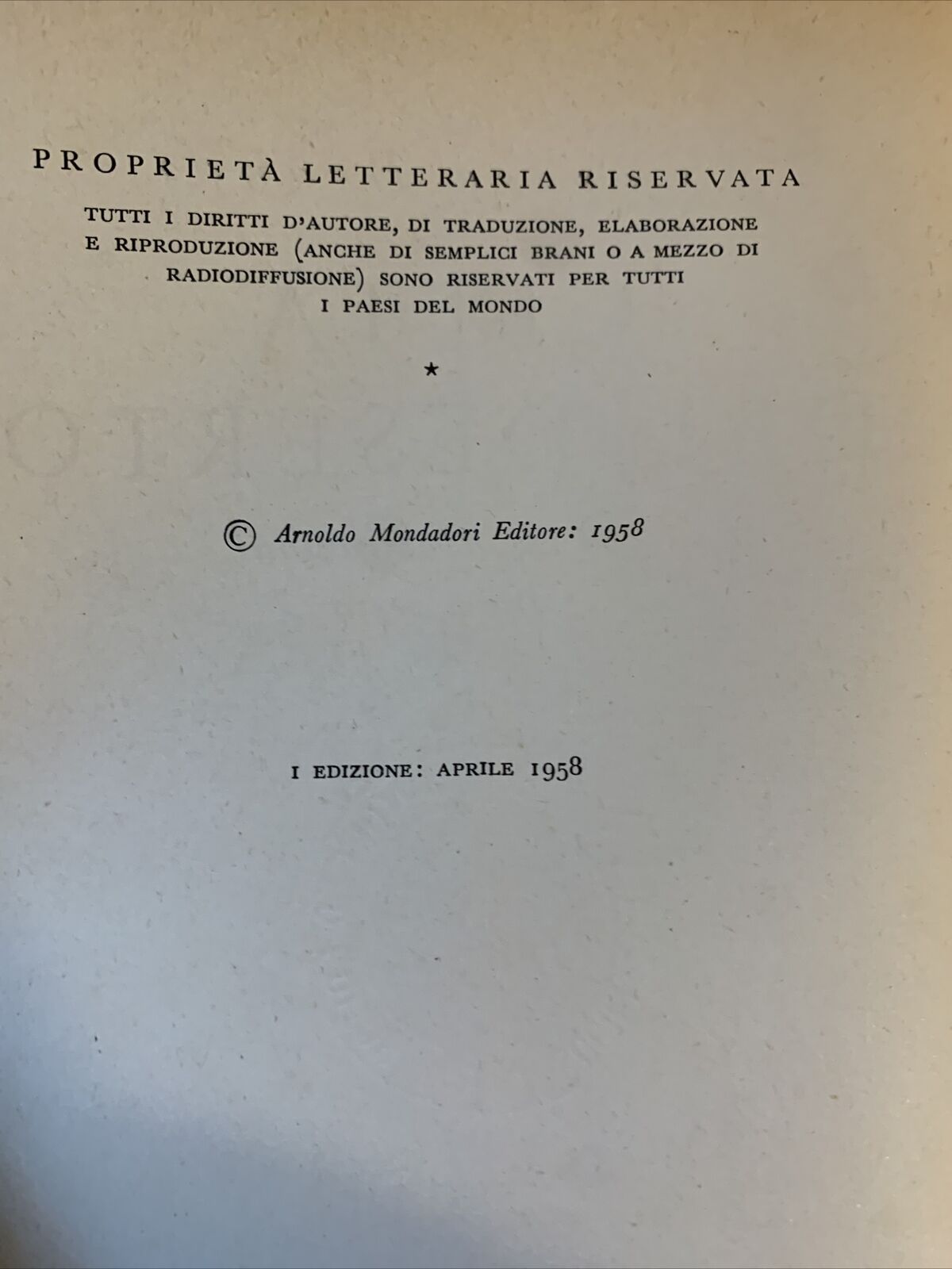 CITTÀ DEL DESERTO - CESARE BRANDI, MONDADORI