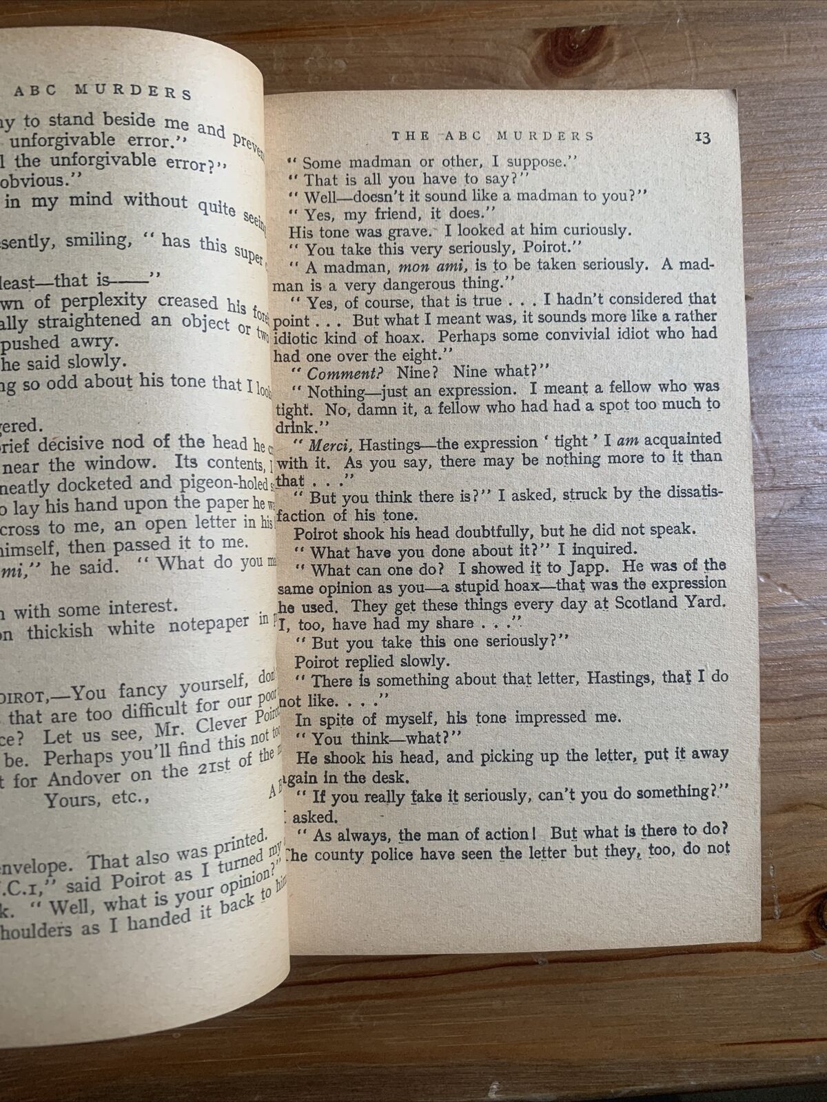 THE ABC MURDERS - AGATHA CHRISTIE, The Crime Club #