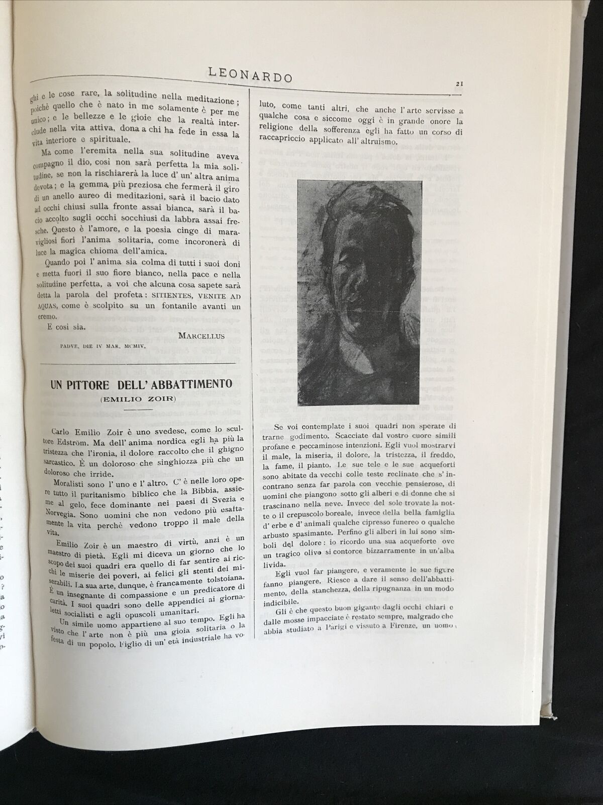 LEONARDO 1903-1905 riletto da Mario Quaranta e L. Schram Pighi, A. Forni Editore