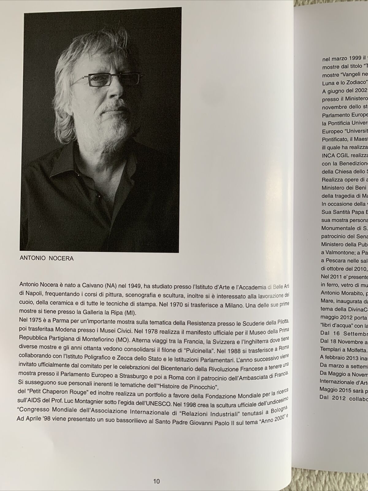 Capolavori artistici e museali di Antonio Nocera. Fondazione archivio storico