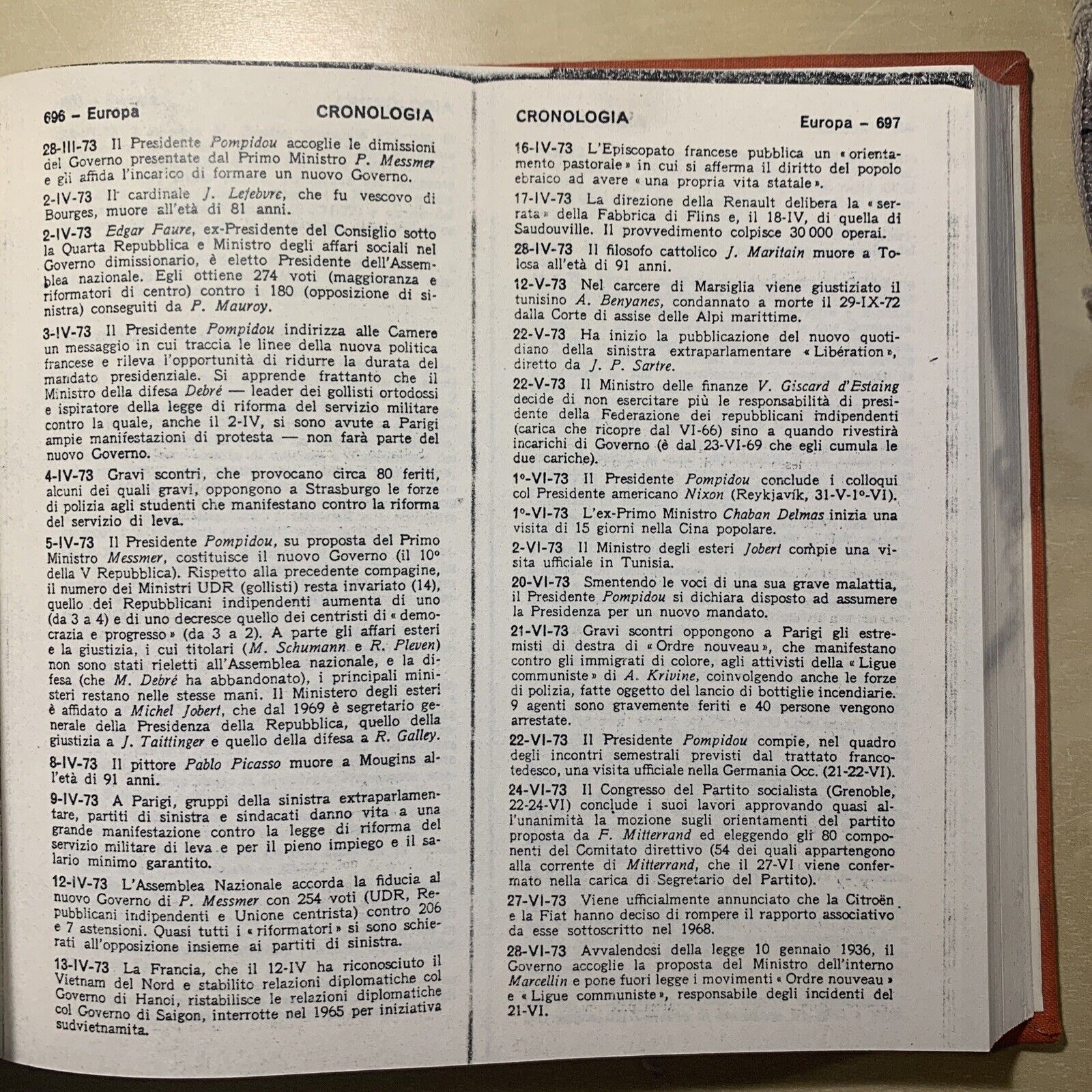 CRONOLOGIA DEGLI AVVENIMENTI POLITICI ANNI '70 (DAL 1970 AL 1980) - 3 VOLUMI #
