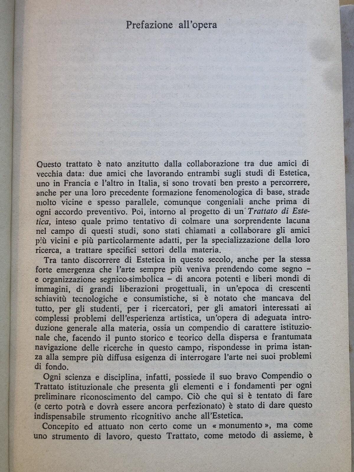 Trattato di estetica, M. Dufrenne, D. Formaggio - Mondadori 1981. 2 voll.