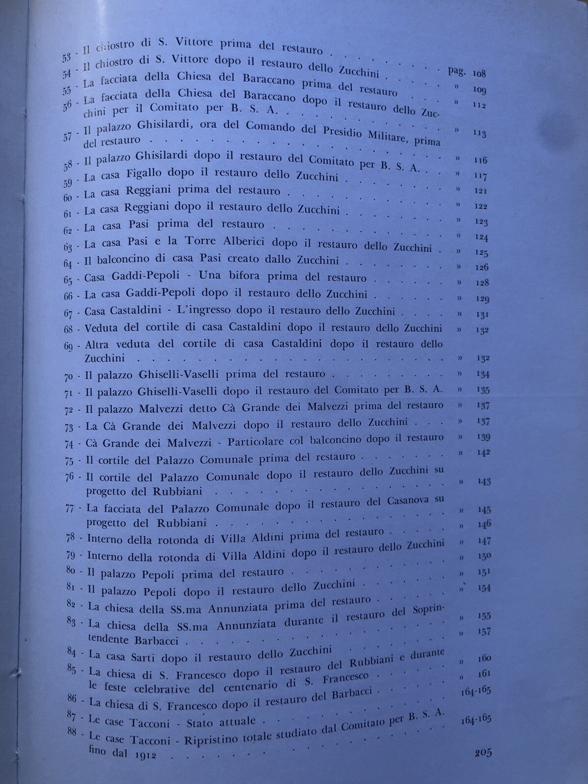 La verità sui restauri bolognesi - Guido Zucchini, 1959 Luigi Parma tipografia