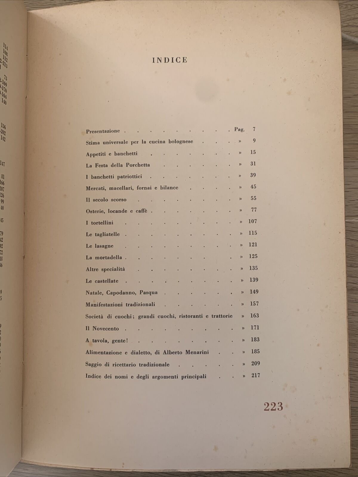 BOLOGNA LA GRASSA, Cervellati Alessandro 1960 #