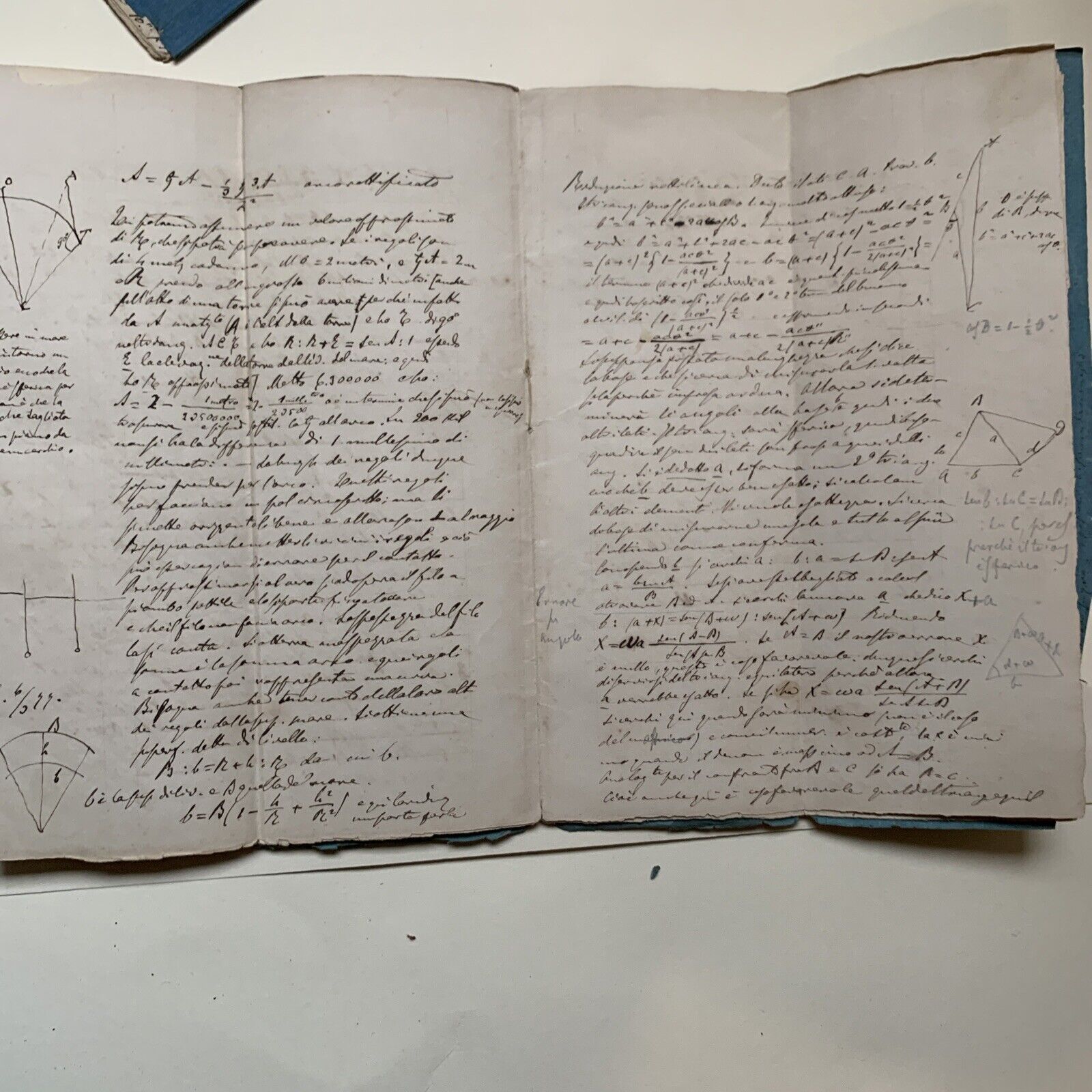 GOBBI BELCREDI Università Pavia 1876, Appunti di suo studente GEODESIA TEORETICA