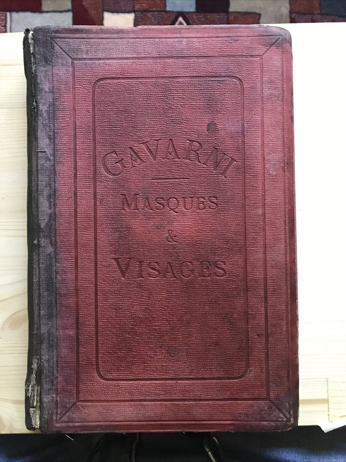 GAVARNI masques et visages 1868, libraire du figaro