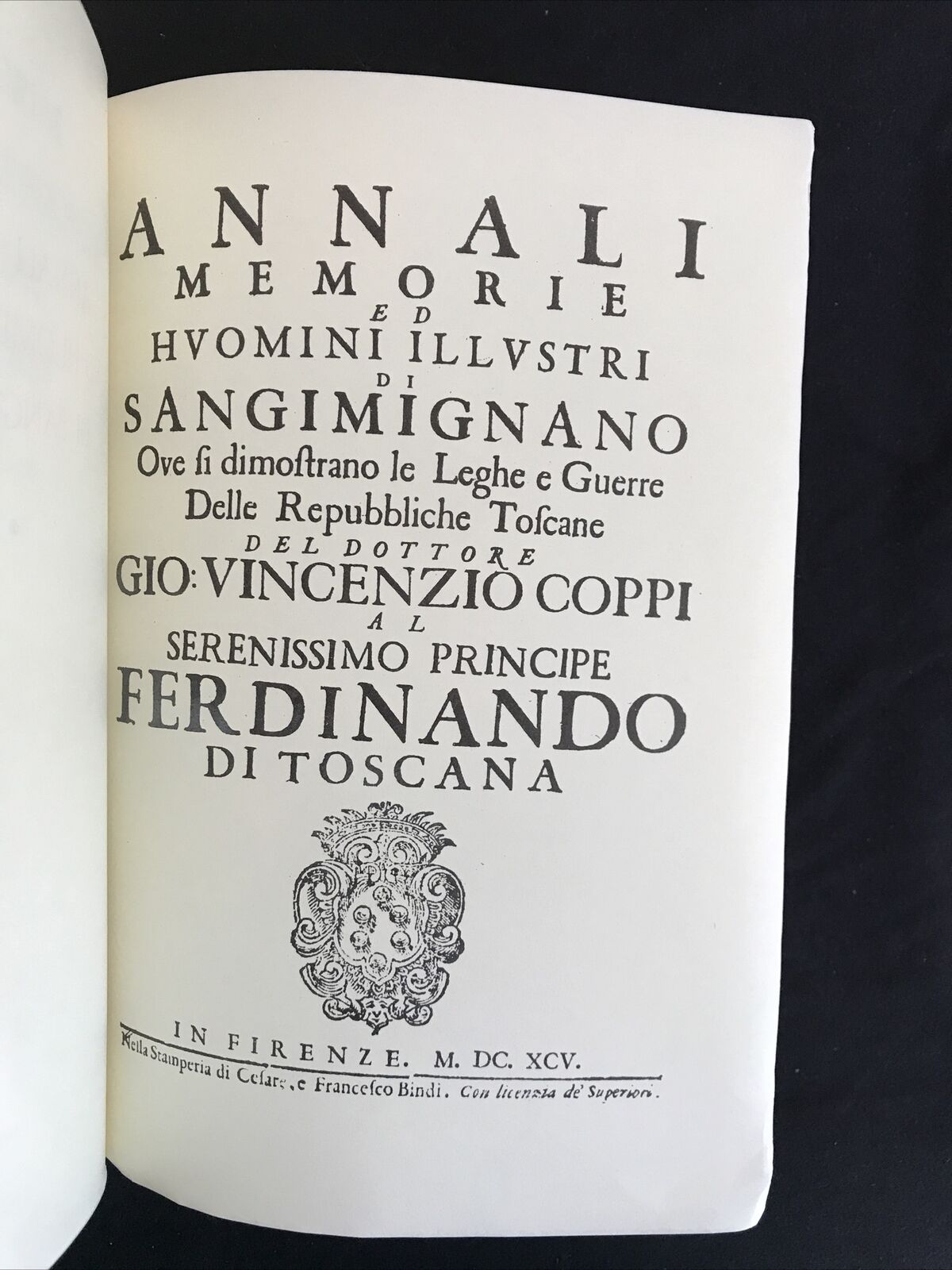 ANNALI MEMORIE ED HUOMINI ILLUSTRI DI SANGIMIGNANO-V. Coppi A. Forni Editore