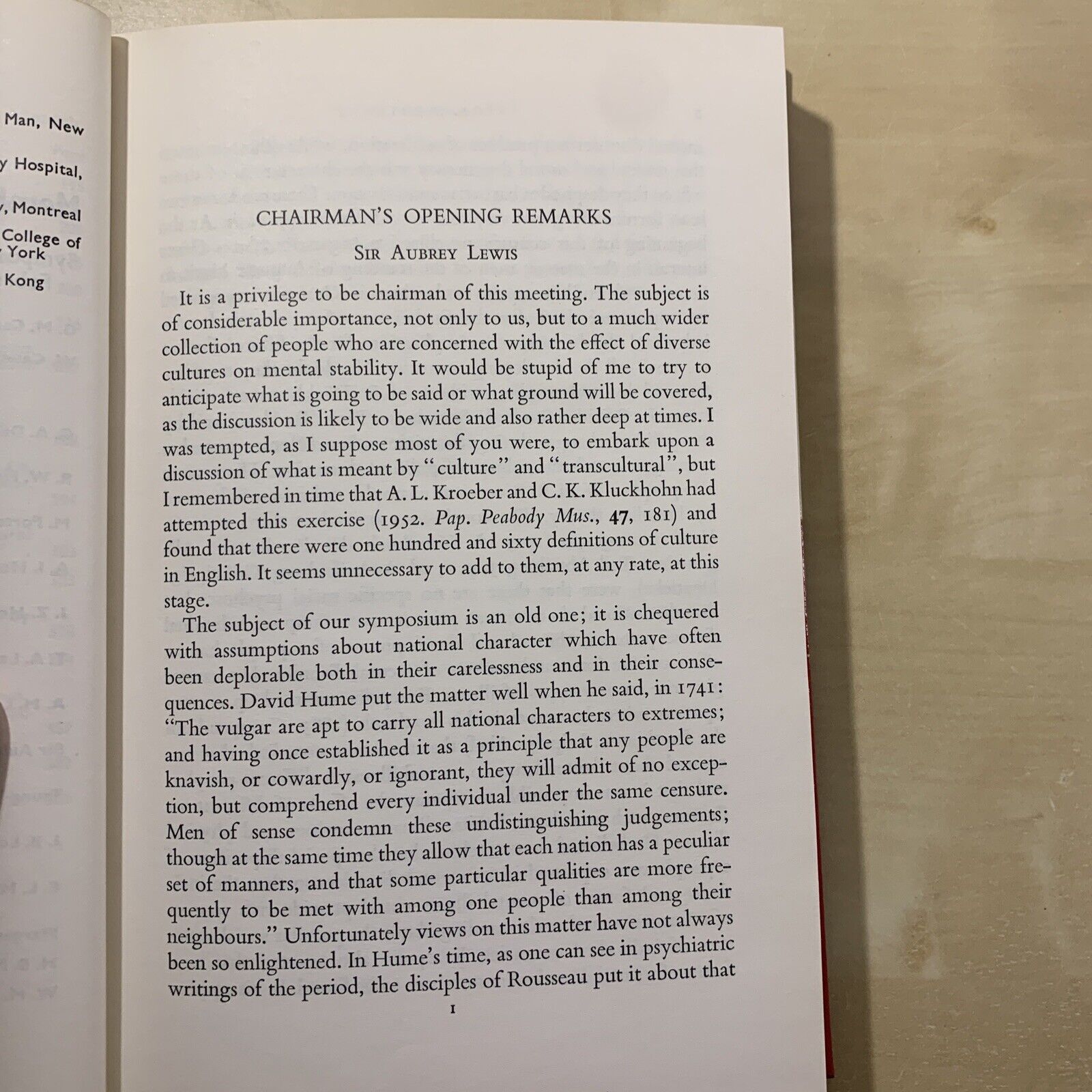 TRANSCULTURAL PSYCHIATRY - Ciba Foundation Symposium, J. & A. Churchill Ltd 1965