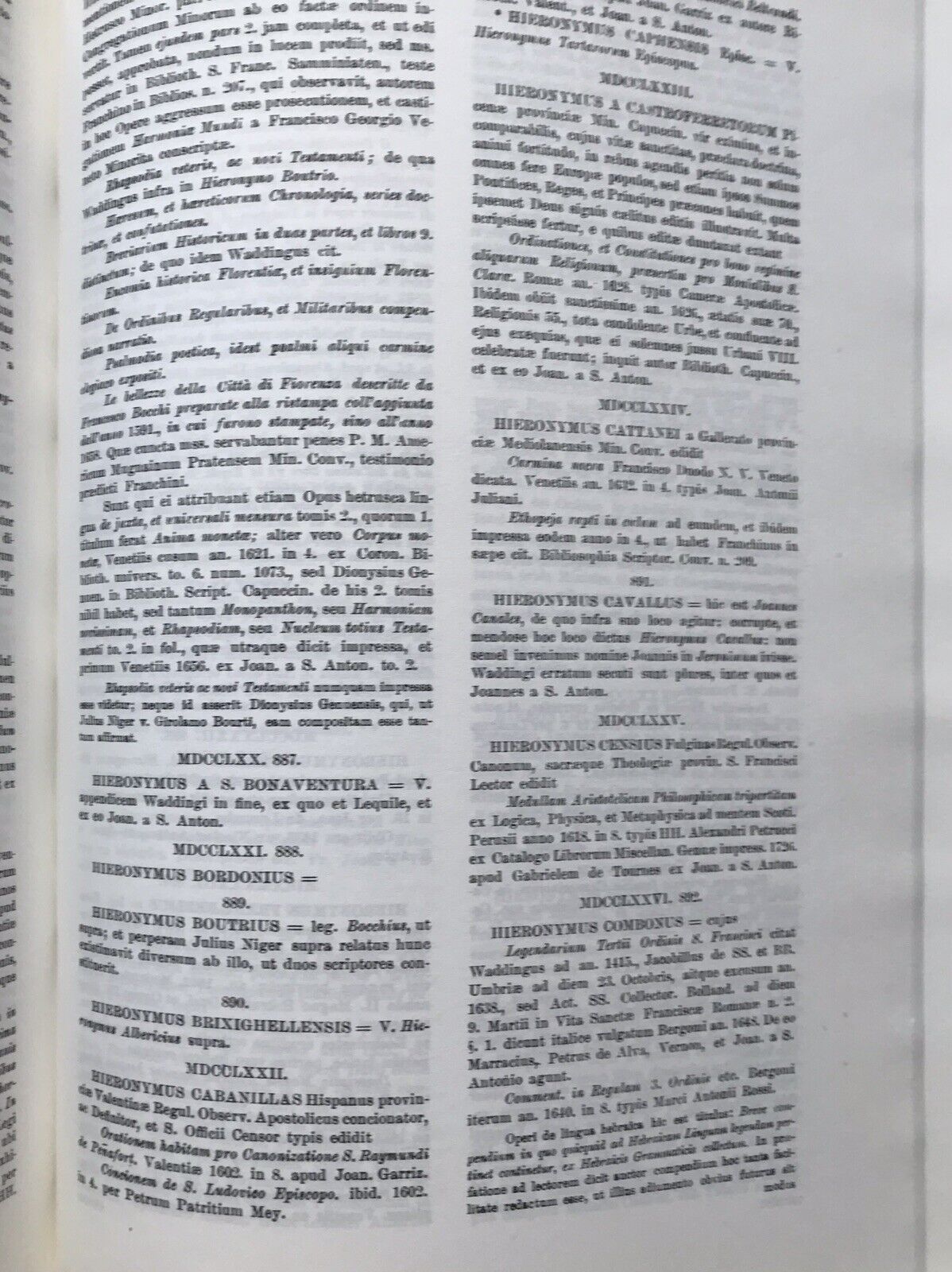 Scriptores Ordinis Minorum, fr. Waddingi Lucae -Sbaraglia G. Giacinto