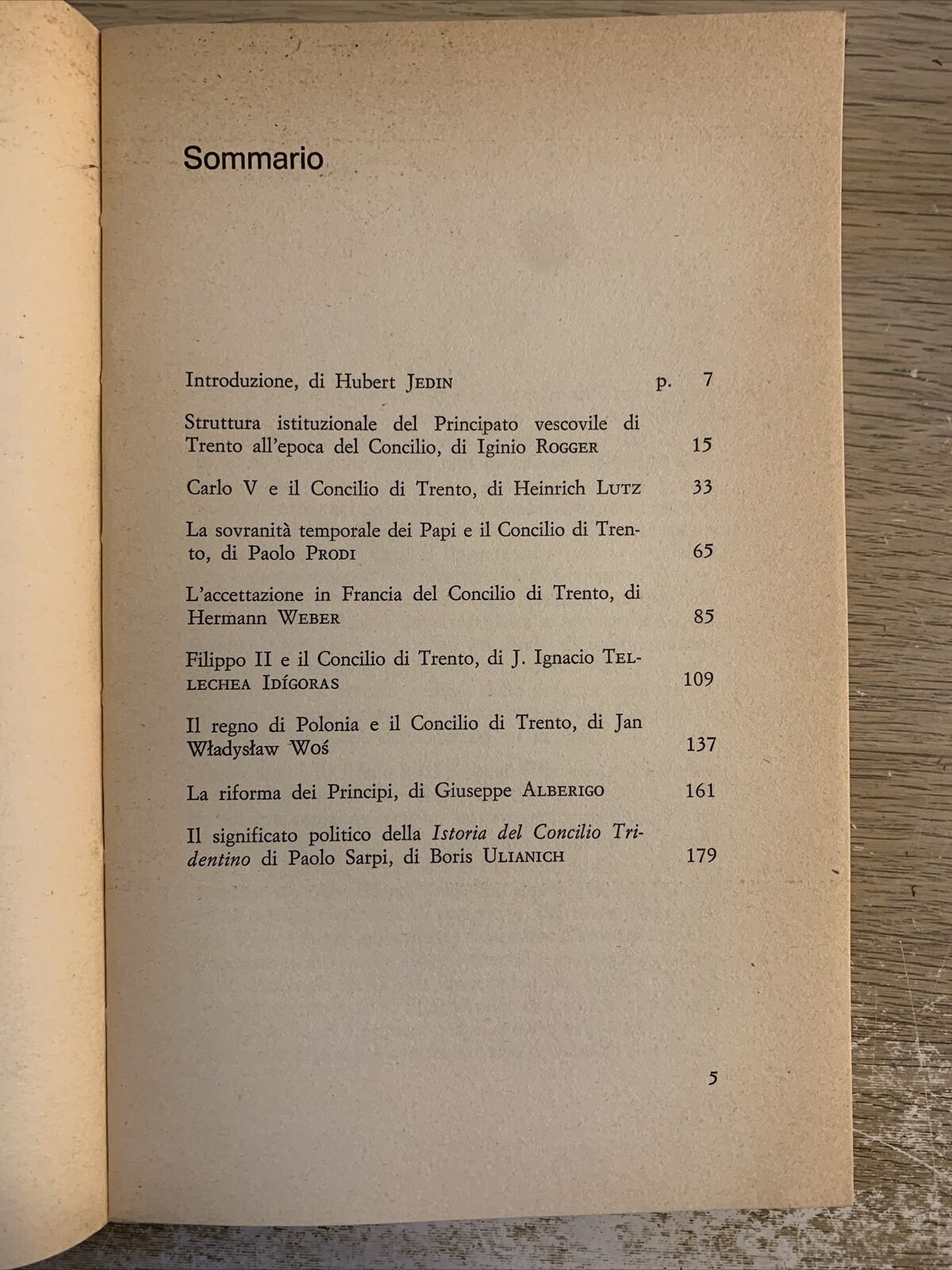 IL CONCILIO DI TRENTO COME CROCEVIA DELLA POLITICA IN EUROPA. HUBERT JEDIN 1979