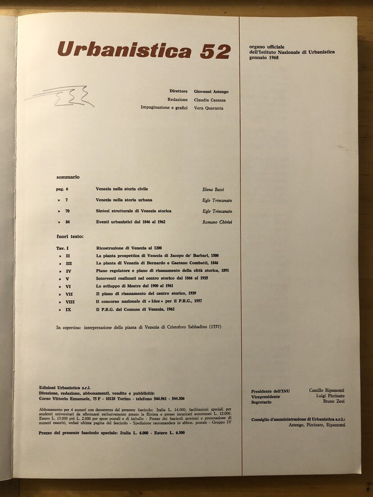 Urbanistica 52 - 1968