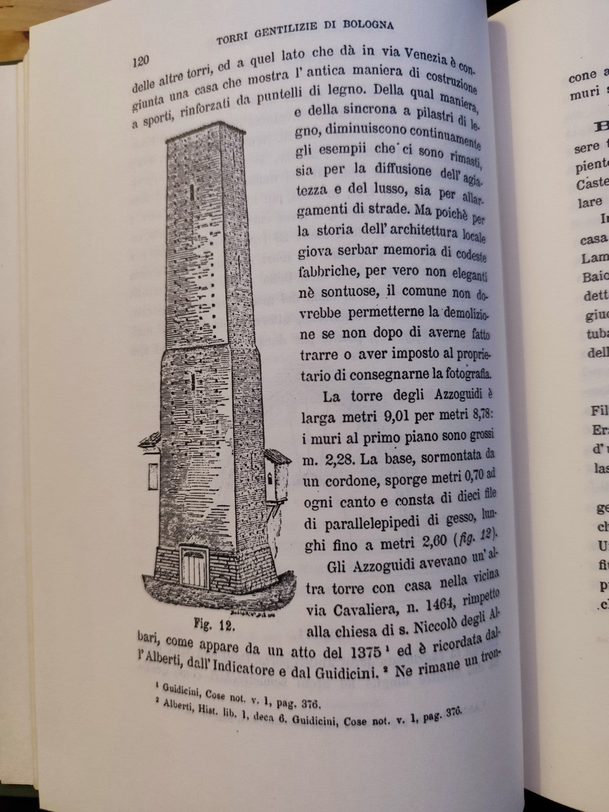 Delle Torri gentilizie di Bologna e delle famiglie Giovanni Gozzadini. A. Forni