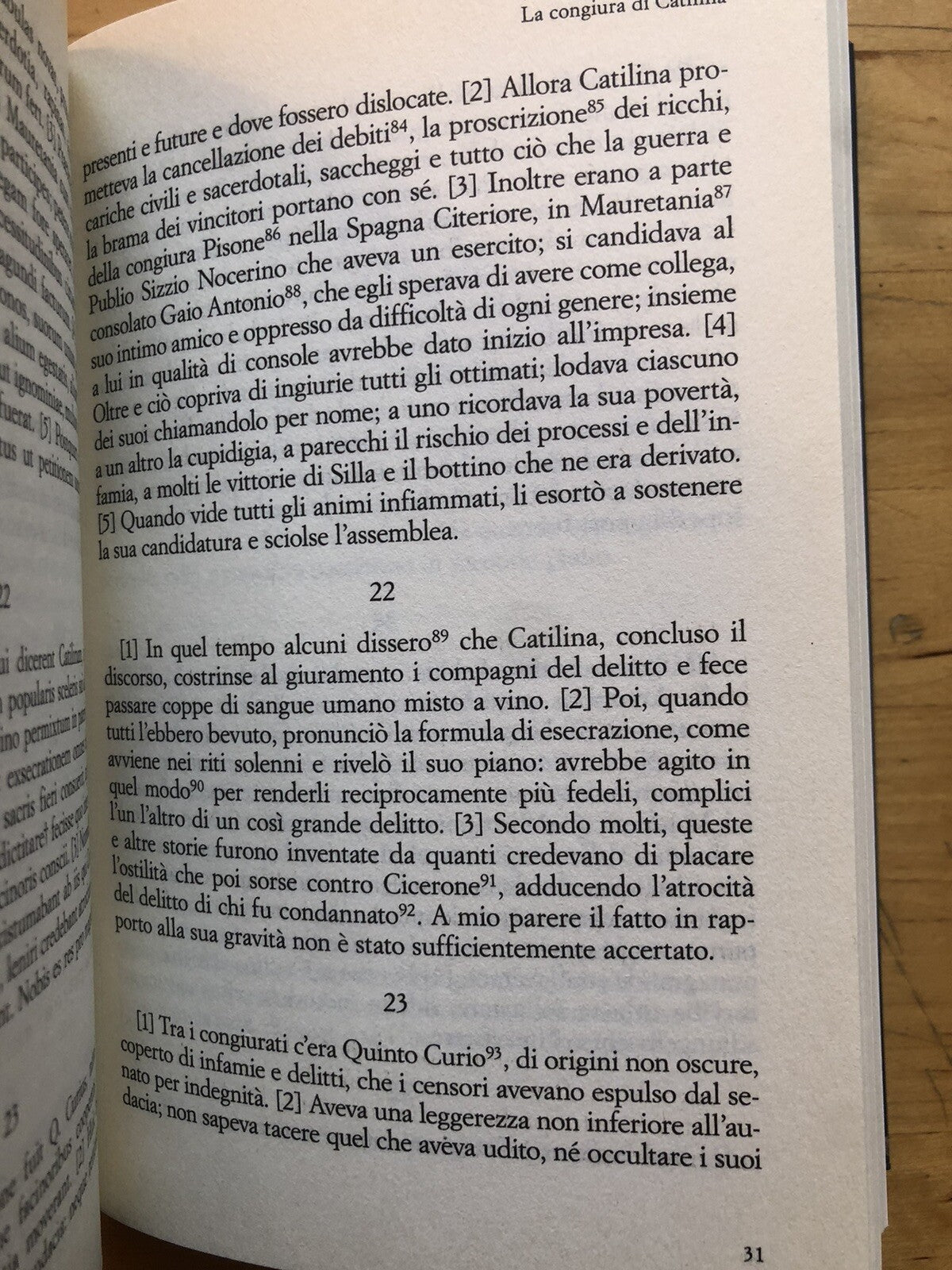 La congiura di Catilina, Sallustio. Lisa Piazzi, Barbera editore 2006