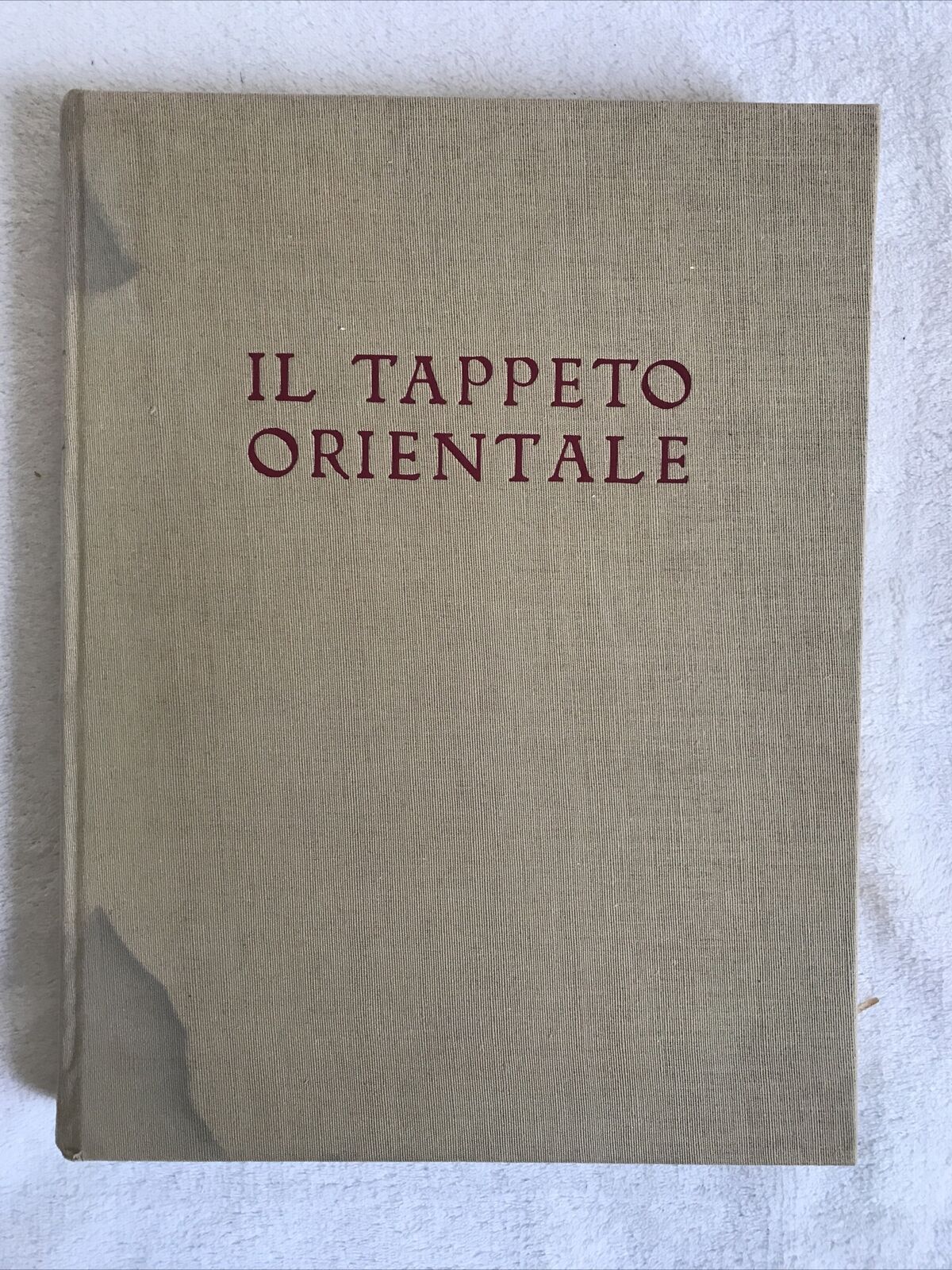 IL TAPPETO ORIENTALE, Michele Campana, edizione Libri Artistici.