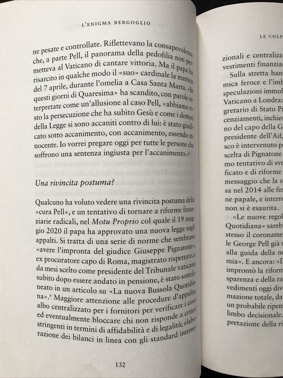 L'ENIGMA BERGOGLIO, Massimo Franco. SOLFERINO 
