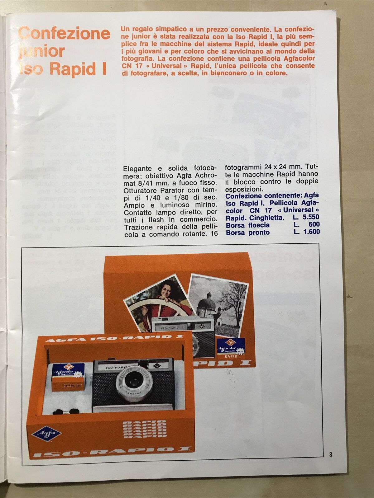 AGFA Catalogo 1967 - FOTOGRAFIA. Agfa - Gevaert