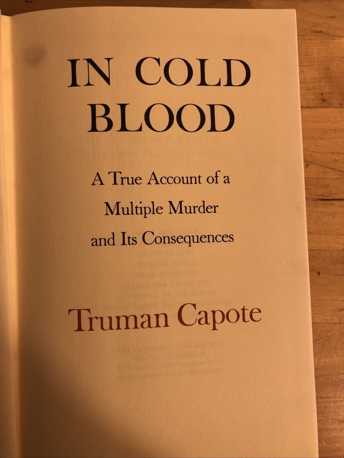 In Cold Blood - Truman Capote, Hamish Hamilton 1st UK edition 1966