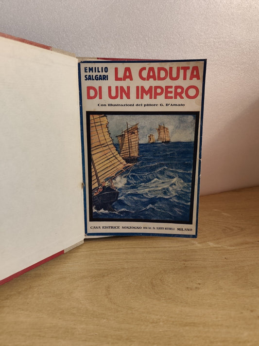 La caduta di un impero - Emilio Salgari 1929 Sonzogno
