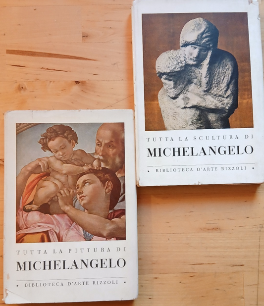 Michelangelo Tutta la scultura - Pittura Biblioteca d'arte - Rizzoli 1953 '52