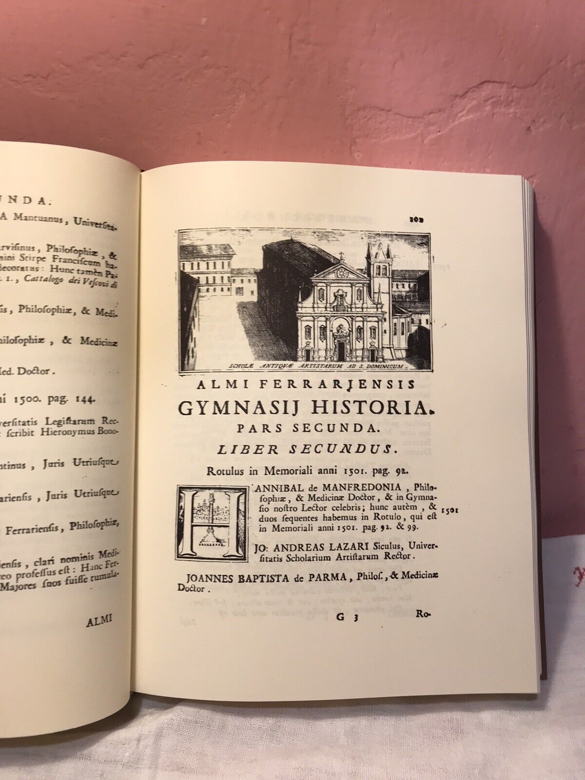 Historia Almi Ferrariae Gymnasii, F.Borsetti, F. Bolani. Forni Editore, 2 Volumi